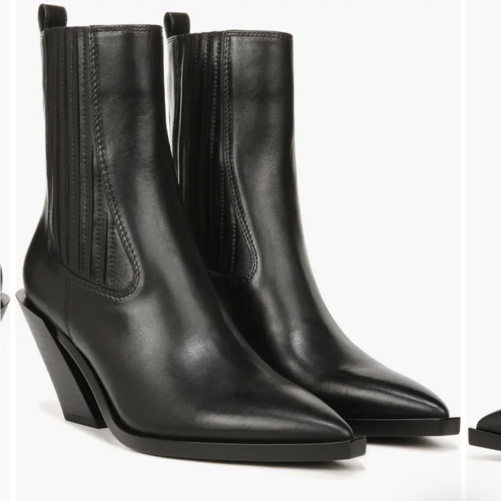 Sam Edelman - Mandey ankle bootie - black leather pointed toe